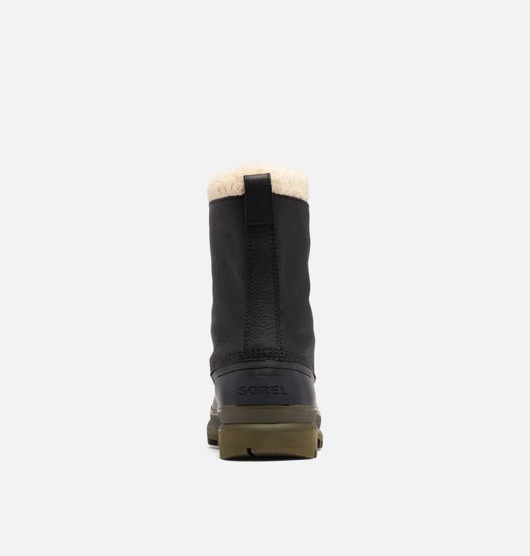 Botas Nieve Sorel Hombre - Caribou™ Stack Negras - 24178-QZNI